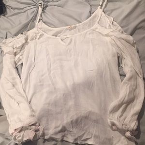 Cold shoulder blouse